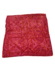Pier Imports One Garnet Velvet Embroidered Pillow Cover 18" X. Fixed Price $19.54.