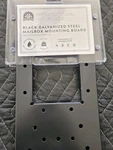 Architectural Mailboxes Black Galvanized Steel Mounting Board Bracket. Fixed Price $15.99.