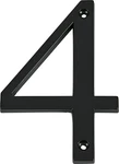 4-INCH Black Flush-mount House Number Modern Address Plaque Distinctions. Fixed Price $15.85.