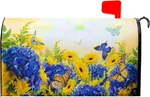 Spring Hydrangeas Daisies Flowers Mailbox Covers Magnetic Standard Size 18" 21. Fixed Price $17.99.