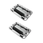 Jaboare Spring Folding Handle Flight Case Embedded Wooden 159MM/6.2", Silvery. Fixed Price $24.90.