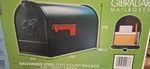 Gibraltar Mailboxes Elite Large Capacity Galvanized Steel Green, Post-mount. Fixed Price $25.00.