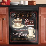 Black Dishwasher Cover Sticker Morning Coffee Decor Kitchen Refrigerator Magnet. Fixed Price $77.77.