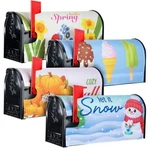 Seasonal Mailbox Covers Set Of 4 - Easy Install Fall, Winter, Spring,. Fixed Price $26.75.