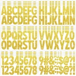 376 Pcs 24 Sheets Large Letter Stickers Glitter Big Font Alphabet Number Self.... Fixed Price $18.42.