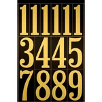 Hy-ko 3" Black/gold Numbers (10 Pcs.). Fixed Price $48.49.