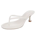 Women's Open Heel Flip Flops Ital Design 7142 In White. Fixed Price $29.12.