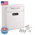 Adiroffice Ultimate Drop Wall-mounted Mailbox Hanging Secured Postbox. Fixed Price $89.58.