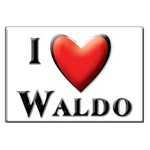 Waldo, Columbia County, Arkansas - Fridge Magnet Love Souvenir Usa Gift. Fixed Price $5.90.