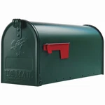 Elite Post-mount Mailbox, Medium, Green Steel E1100GAM. Fixed Price $43.77.