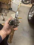 Montague Solid Glass South Bend Handle. Fixed Price $68.00.