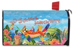 Briarwood Lane 5 O'clock Parrot Summer Magnetic Mailbox Cover. Fixed Price $15.95.