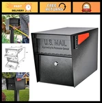 Curbside Locking Security Mailbox - Large Black Manager For Safe Deliv. Fixed Price $207.99.