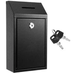 Metal Donation Box Collection Suggestion With Lock Wall Mounted Mailb.... Fixed Price $31.28.
