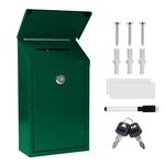 Metal Suggestion Box Donation With Slot Drop Lock And Key Collec.... Fixed Price $32.58.