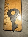 Antique Miller Lock Co. Flat Key Unique Head Design. Fixed Price $20.00.