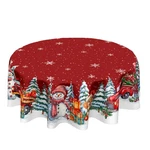 Kawani Christmas Inch 60" (round), Snowman Truck. Fixed Price $21.82.