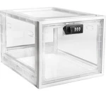 For Safe Lockable Storage Boxes Clear Sturdy Dust-free Shoes. Fixed Price $15.98.