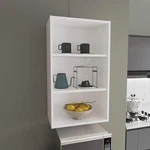 Tuhome Eco 36" High Open 3-TIER Cabinet With Vertical Shelves, Modern Wall-. Fixed Price $102.99.