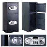 Double Door Digital Depository Drop Box Safes Cash Office Security Lock. Fixed Price $179.99.