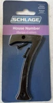 Schlage House Number #SC2-3076-716 Aged Bronze. Fixed Price $7.50.