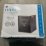 Architectural Mailboxes 6200B-10 Oasis Jr. Locking Post Mount Mailbox, Black. Fixed Price $85.00.