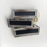 Mygift Rustic Burnt Wood Nesting Storage Bins With Chalkboard Panel And Cutout. Fixed Price $42.99.