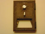 1960 American Device Brass Us Post Office Mail Box Door Combination Lock -u. Fixed Price $12.00.