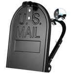 Mailbox Door Replacement Black Metal Front Panel Fits 6 1/4 8 Inch Size. Fixed Price $43.67.