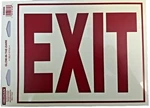 Hillman 840200 Glow-in-the-dark Exit Sign 8" 11", White Ten Pack. Fixed Price $45.00.