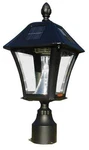 Qualarc, Solar Lamp With Led Lights, Black. Fixed Price $275.00.