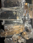 Vintage (3)-YALE Cast-iron Mortise And Door Hardware See Pics All New Pkg. Fixed Price $120.00.