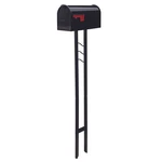 Gibraltar Mailboxes MC11KIT0B Standard Metal Black Post Mount 60.9 In.. Fixed Price $66.57.