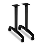 Hon Huddle T-leg Base For 24" And 30" Deep Table Tops Black HMBTLEG24CP. Fixed Price $263.31.