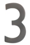 Architectural Mailboxes 3585DC-3 Brass 5-INCH Floating House Number 3, Dark Aged. Fixed Price $7.99.