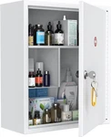 Locking Wall Mount Medicine Cabinet Steel First Aid Storage Box White. Fixed Price $68.74.