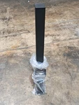 Fortress Building FE26 3" X 45.5" Black Sand Iron Post Base Cover 53303478. Fixed Price $79.00.