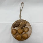 Handmade Olive Wood Loaves & Fishes Plaque Bethlehem Christian Wall Art Home. Fixed Price $25.00.