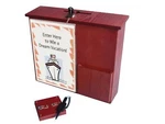 Wood Donation Box Charity Suggestion Fundraising Tithing Ballot. Fixed Price $60.05.
