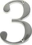 Hillman Distinctions 4-IN. Flush Mount Nickel House Number 3. Fixed Price $14.00.