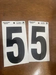Reflective Poly-film Number 55 -5-1/4 Inch, Adhesive, Hillman 844101. Fixed Price $5.99.