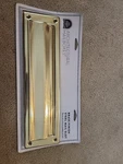 Architectural Mailboxes Steel Slot Door Letter Opening Brass Finish. Fixed Price $21.99.