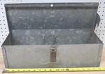 Used Galvanized Metal Mailbox Vintage Antique Farm Rural About 18-1/2". Fixed Price $99.99.