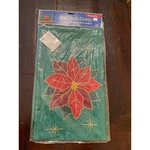 Vintage 1996 Nce Poinsettias Mailbox Cover Wrap Double Sided Christmas Holiday. Fixed Price $14.99.