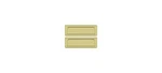 Deltana MS627U3 Mail Slot 8-7/8" With Back Plate In Polished Brass. Fixed Price $85.40.