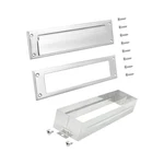 NUK3Y Solid Brass Mail Slot With Sleeve 10" X 3". Fixed Price $47.59.