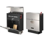 Pochar Stainless Steel Mailbox With Newspaper Holder, Wall Mount W/ Lock. Fixed Price $109.99.