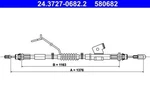 Ate Parking Brake Cable Ford Tourneo Custom Transit 1802095. Fixed Price $38.89.