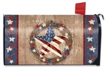 Briarwood Lane Americana Barnstar Patriotic Magnetic Mailbox Cover. Fixed Price $16.95.