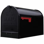 ST200BAM Stanley Post Mount Black Xl Steel Mailbox - Pack Of 1. Fixed Price $66.29.